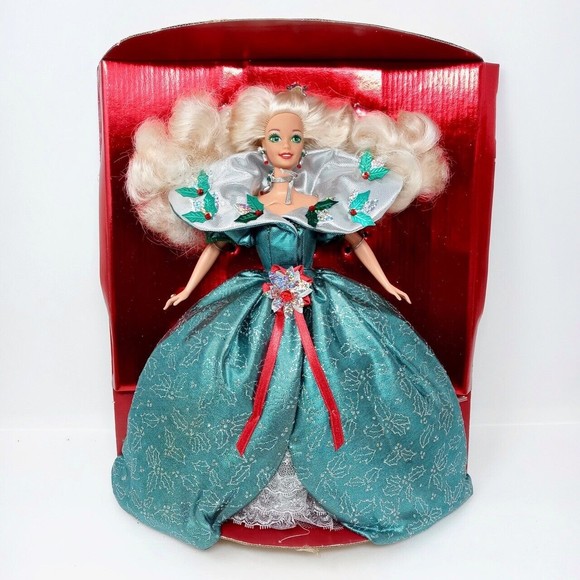 BARBIE Doll Mattel 1995 Happy Holidays Christmas Special Edition (14123) - Picture 6 of 8